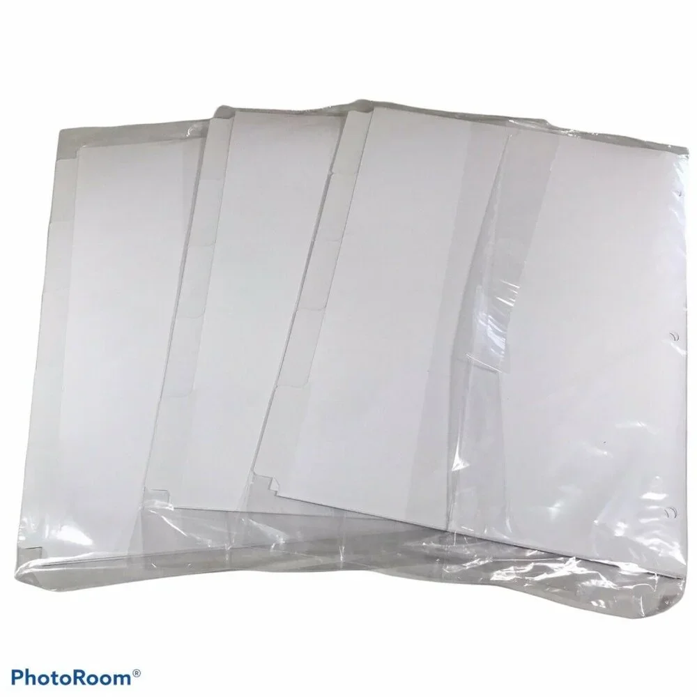 Lot Of 3 Avery Write And Erase 5 Tab Dividers New